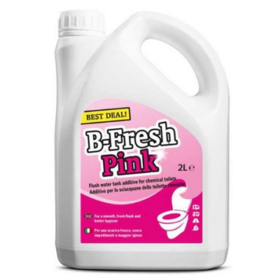 Thetford B-Fresh Pink Flush Water Additive 2L bottle (Order in multiples of 4)