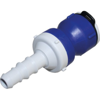 UniQuick non-return valve for standard ridged nozzle