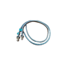 Reich Flexi hose 25cm with ridged nozzle red & blue