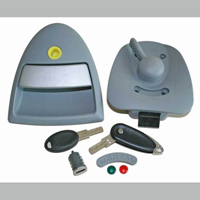 Hartal Triangle Right Hand Complete Swift Lock Kit - Grey (suits HSC)
