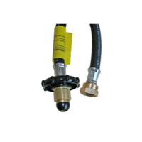 750mm Propane Pigtail Black c/w Handwheel Class 3