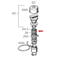 Exhaust Tube AA 0 55mm Inner  (order in multiples of 20M)