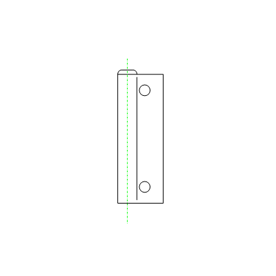 Hartal Exterior Door Hinge (L/H Upper R/H Lower)