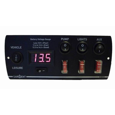 Sargent EC30 Battery Voltage Gauge Control Panel