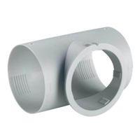 T Piece use with Outlet - Grey