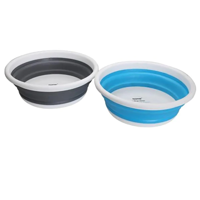 Collapsible-wares round bowl or wash basin - Small