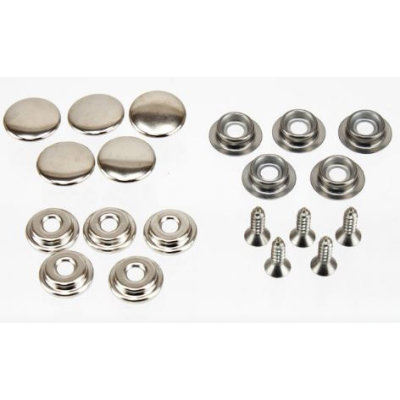 W4 Awning skirt studs, screws & poppers (5 pack)