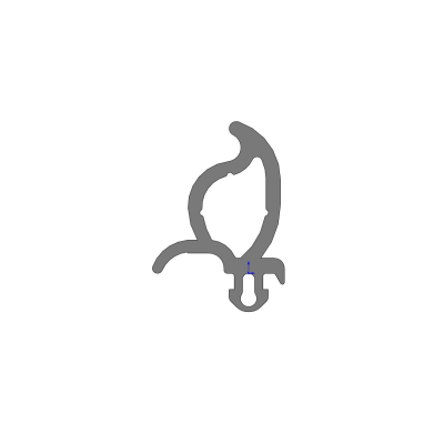 Hartal Rubber Door Seal - Black (order in multiples of 10m)