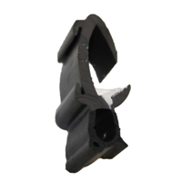 Polyplastic 26/30mm Twin-fin window rubber (order in multiples of 40m)