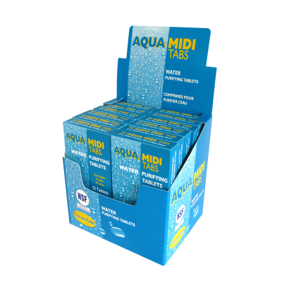 Clean Tabs Aqua Midi Tabs Water Purifying Tablets (Order in multiples of 12)