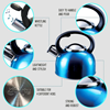Liberty 2.5L Whistling Kettle - Blue