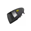 Hartal Right Hand Triangle Outer Handle, Black with Matte Chrome, suits HSC