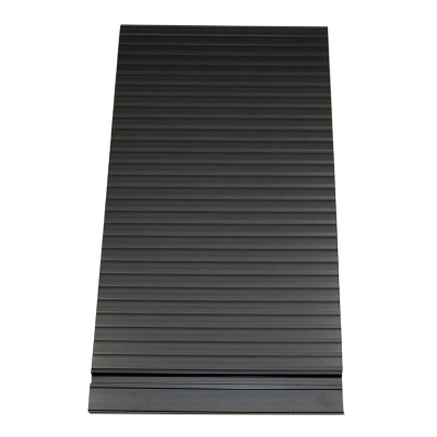 Piano Black 500 x 650 Tambour Door Set