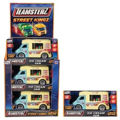 Ice Cream Van die cast model (12 Pack)