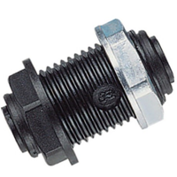 John Guest 12mm Bulkhead Fitting (Order in multiples of 5)