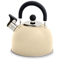 Quest Hamilton 2L Whistling Kettle - Cream