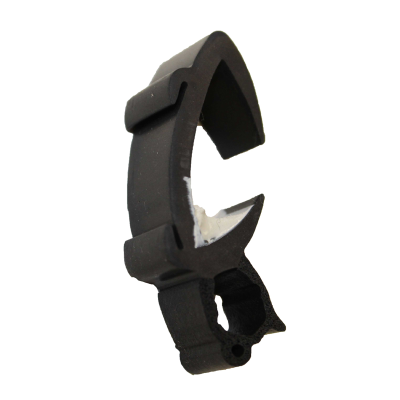 Polyplastic 28/32mm Twin-fin window rubber 10m Length