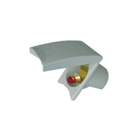 Truma BBQ Point With Adapter - White