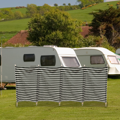 Shetland windbreak in charcoal (5 pole)