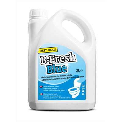 Thetford B-Fresh Blue Flush Water Additive 2L bottle (Order in multiples of 4)