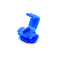 W4 Self Stripping Cable Connector - Blue (4 pack)