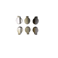 Thetford Gloss Nickel Straight Knobs (6 pack)