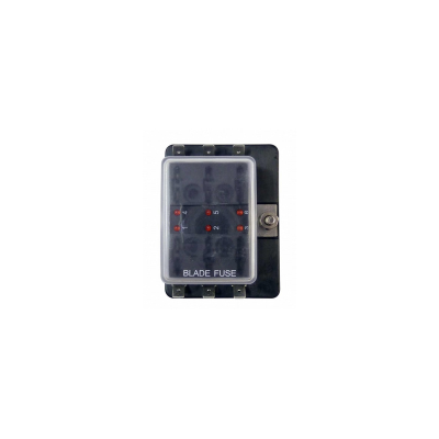 6 Fuse Fusebox with RED Light