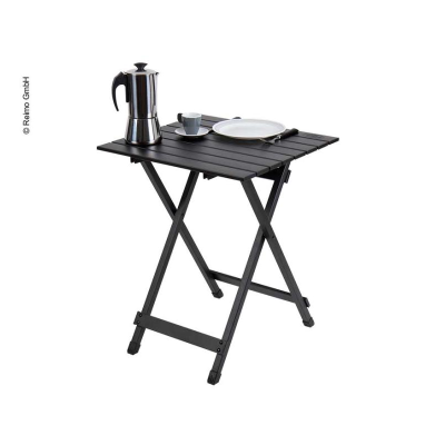 Reimo Black Aluminium Folding Table