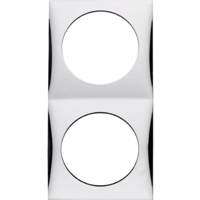W4 Flow Double Frame - Gloss Chrome