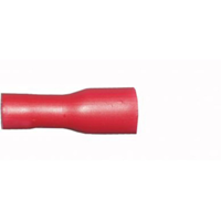 W4 6.35mm Push-On Terminal Female - Red (3 pack)