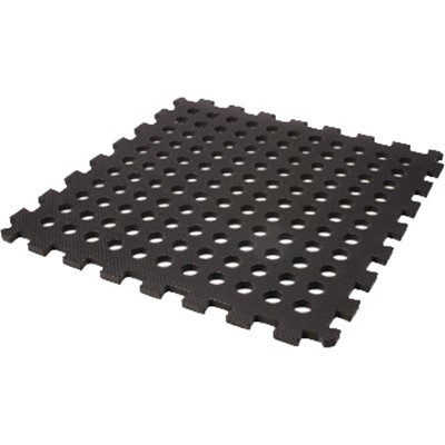 Easy lock Floor Tiles with edging strips (4 pack)