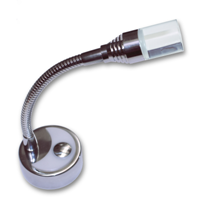 Dimatec Chrome 12V 1W Flexi Touch Reading Light with Dual Colour