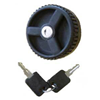 Fawo Black water filler Locking Cap only with cylinder and keys