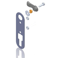 Hartal Right Hand Handle Fastener for Gas Locker Door