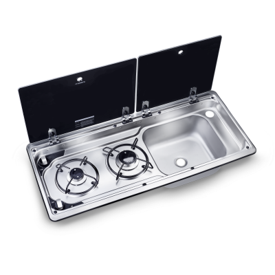 Dometic MO9722 Slimline Piezo Hob & RH Sink Unit