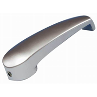 Fawo Bathroom Door Handle - Pale Nickel