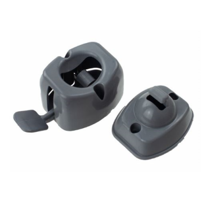 W4 Lever Release Door Retainer, Grey