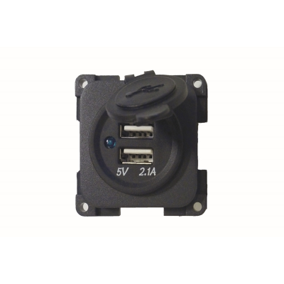 CBE Grey Double USB Charger (Retail Packaged)
