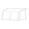 Westfield Vega 2.0 330 Premium Caravan Air Porch Awning (235 - 260cm)