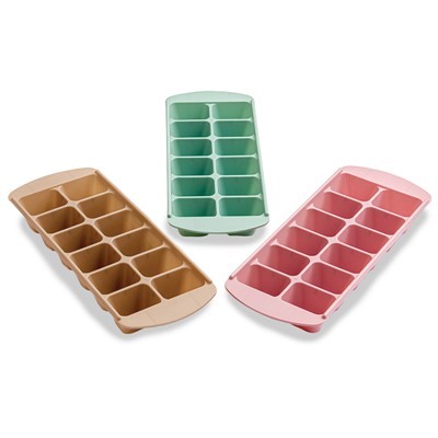 Ice Cube Trays assorted colours (Qty 1 is a pack of 3) (order in multiples of 12)