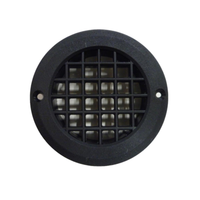 DLS 75mm Round Short Tail Vent - Black
