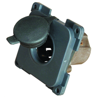 CBE Grey 12v Socket & Waterproof Cover