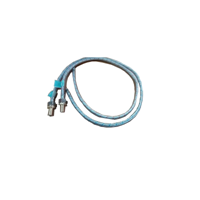 Reich Flexi hose 25cm with ridged nozzle red & blue