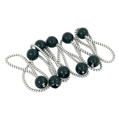 Bungee Elastic Cord Ties 5mm x 4" (10 Pack)