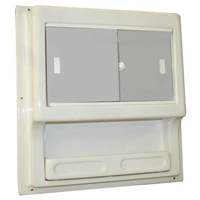 CP White Cleo Bathroom Vanity Cabinet