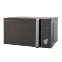 Russell Hobbs Black Microwave 800W 20L