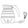 Quest Braunton 0.5L Collapsible Kettle