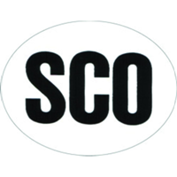 W4 Large Oval SCO Sticker