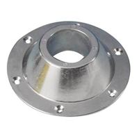 Fawo Conical Table Leg Base - Chrome