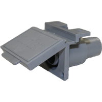 DLS 3/4" Oulet Hose Socket - Grey